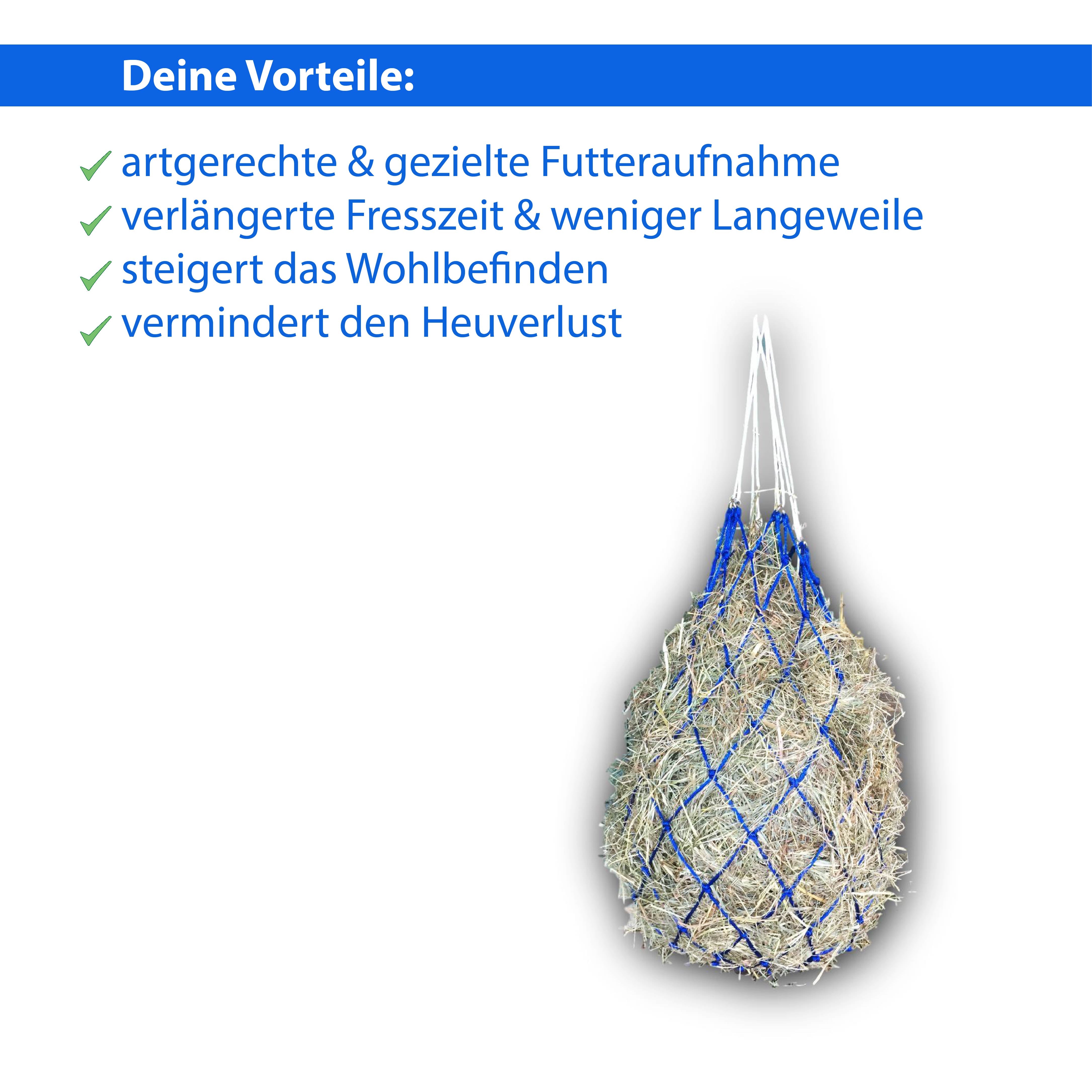 Heunetz für Pferde, 6x6cm 3,5kg Füllgewicht